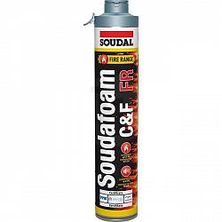 Пена монтажная SOUDAL Soudafoam FR CLICK&FIX летняя огнеупорная полиуретановая 750мл 119260