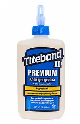 Столярный клей Titebond II Premium Wood Glue влагостойкий полупрозрачный 118мл