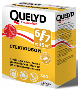 Клей обойный Quelyd Стеклообои на флизелиновой основе 5кг