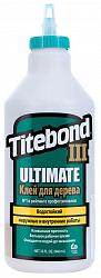 Клей ПВА Titebond III Ultimate Wood Glue повышенной влагостойкости светло-коричневый 946мл 1415