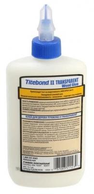 Клей столярный Titebond II Transparent Wood Glue ПВА влагостойкий прозрачный 237мл 1123