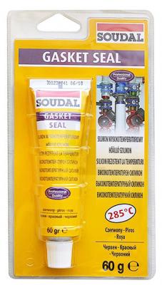 Термостойкий герметик Soudal Gasket Seal высокотемпературный силикон до 285 бесцветный 120035