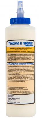 Клей столярный Titebond II Transparent Wood Glue ПВА влагостойкий прозрачный 473мл 1124